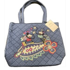 Disney Vera Bradley Sensational Six Large Tote 28327-X41 Mickey and Minnie NWT!!